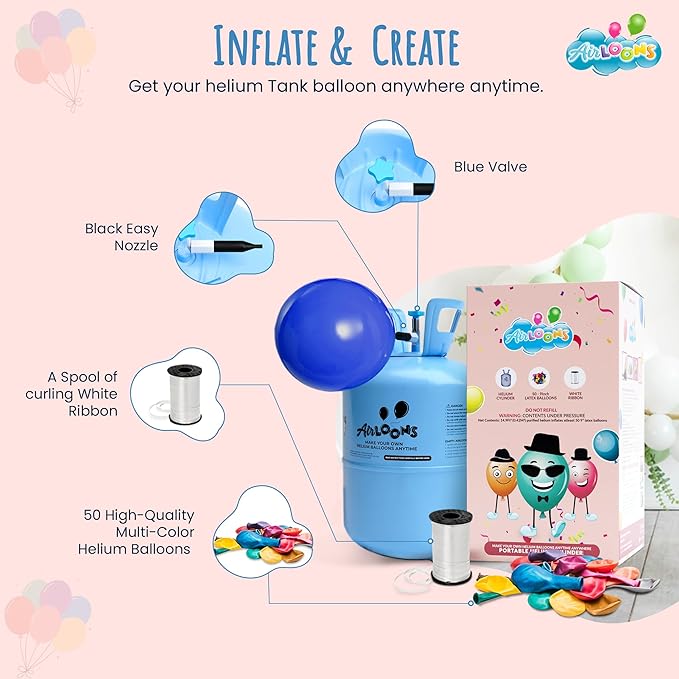 Airloons Helium Balloon Kit - Image 4