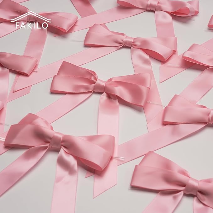 Pink Bows for Gift Wrapping - Image 9