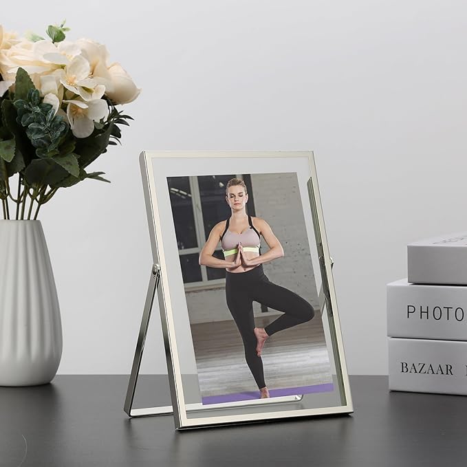 Silver 5x7'' Floating Frame Set of 2, - Image 2