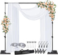 SLOW DOLPHIN Pipe and Drape Photography Backdrop Stand Kit Adjustable Photo by SLOWDOLPHIN