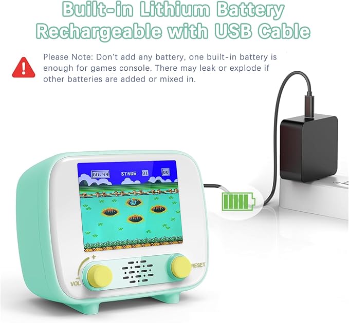Handheld Game Console, Retro Mini Arcade Machine, 2.8 Inches, Supports - Image 2