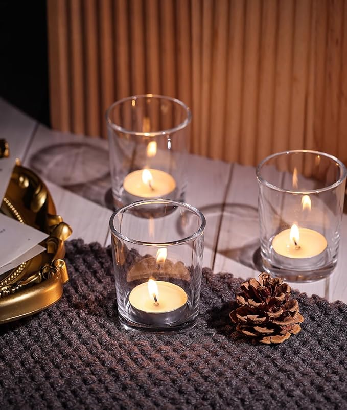 LETINE 72-Pack Votive Candle Holders Designed - Image 9