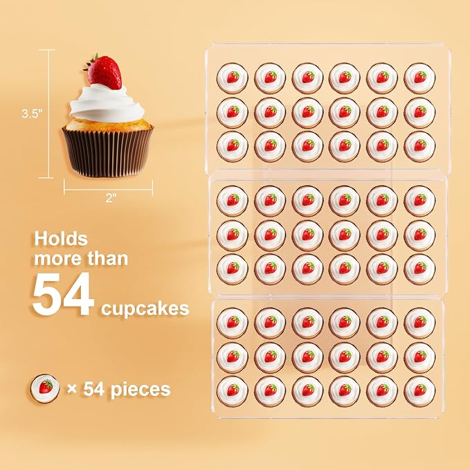 Upgraded Dessert Table Display Set, Acrylic Cupcake Buffet Dessert Risers Stands - Image 4