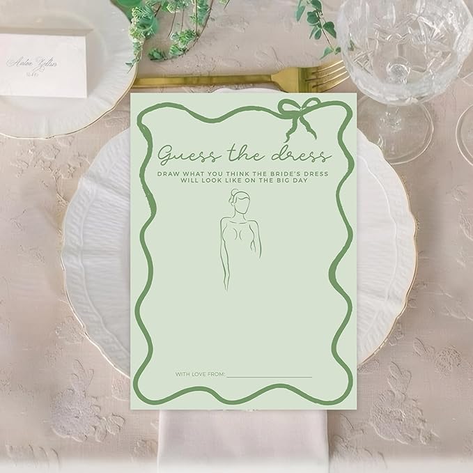 DEEKA 30 PCS Bridal Shower Games Card - Image 4