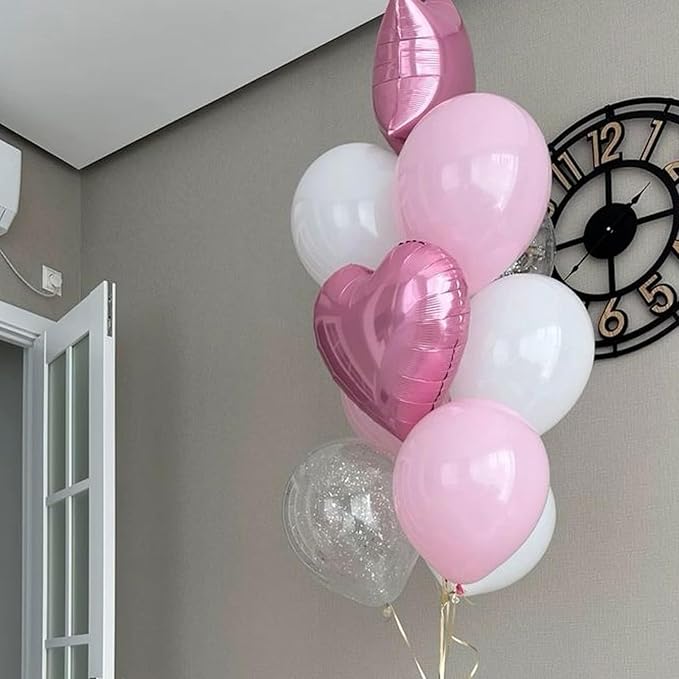 Pink Heart Balloons - Image 6