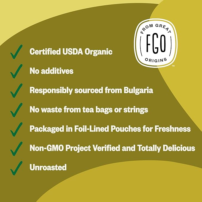 FGO Organic Dandelion Root Loose Tea, Cut and Sifted, Caffeine Free, 16oz Bulk - Image 2