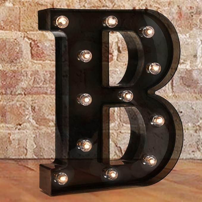 Light Up LED Letter Marquee Sign by Pooqla