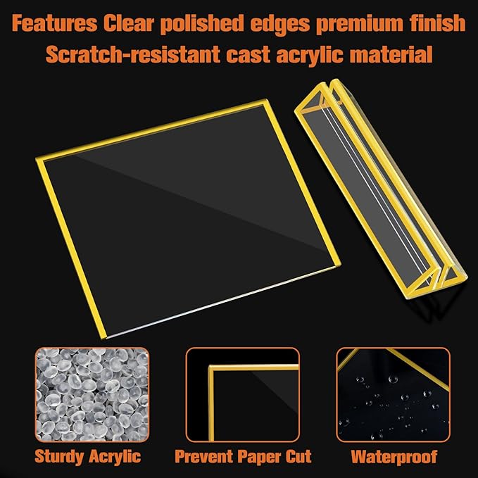 8 Pack Acrylic Sign Holders - Image 4