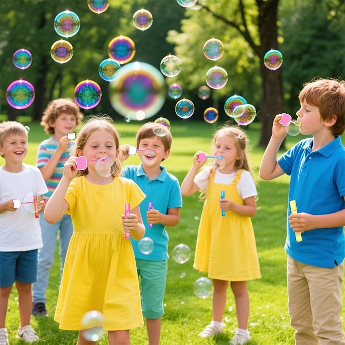 AFZMON Kitten Cat Bubble Wands for Kids, Kitty Mini Bubbles Birthday Gift Toy - Image 5