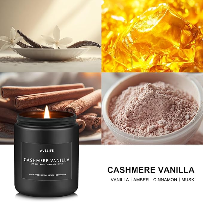 Cashmere Vanilla Candle | Scented Candles - Image 2