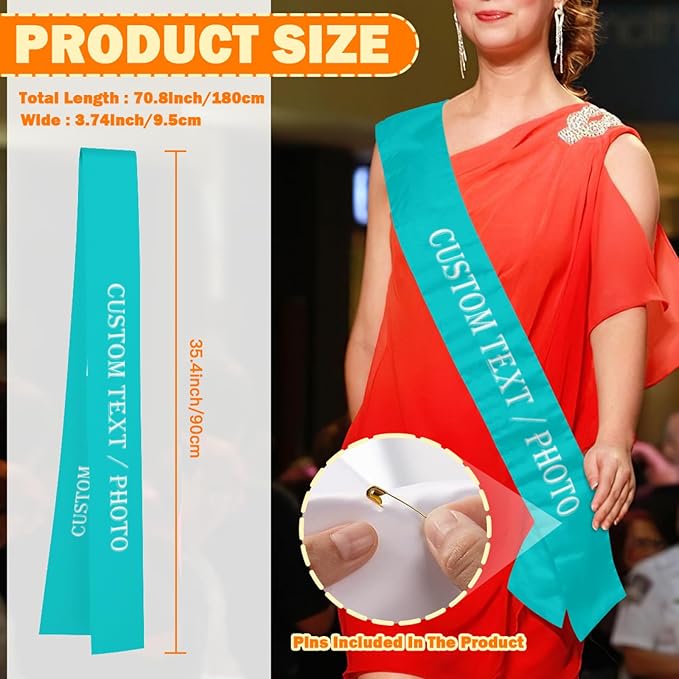 Custom Sash, Personalized Birthday Sash - Image 3