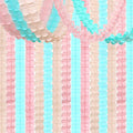 Pink-Peach Mint Party-Decorations Streamers-Garland by OURUOLA