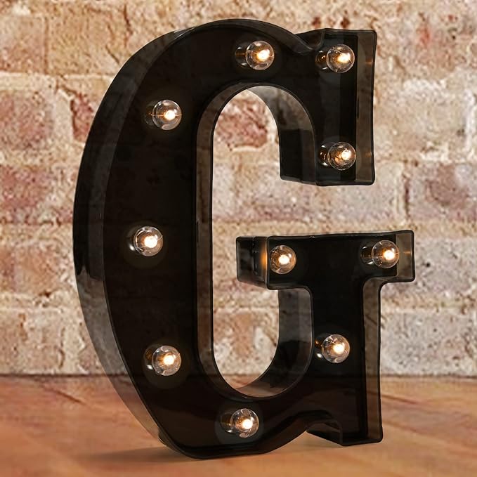 LED Illuminated Letter Marquee Sign by Pooqla