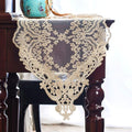 ARTABLE Rectangle Table Runner Lace Macrame Embroidered Table Runners by ARTABLE