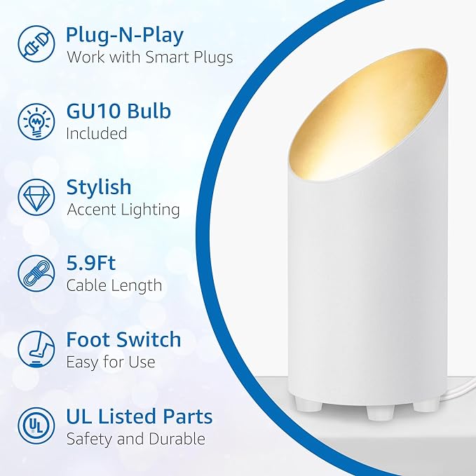SUNVIE 4 Pack Up Lights Indoor Floor Can Light 5W Uplighting Uplights Indoor - Image 2