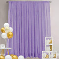 10x10FT Lavender Purple Metallic Sheer Spandex Backdrop, 1 Panel Glitter by SFNSKY