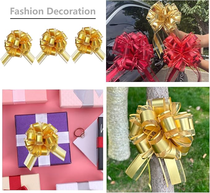 7 Pieces Large Pull Bows, 6 inche, Big Bow - Image 6