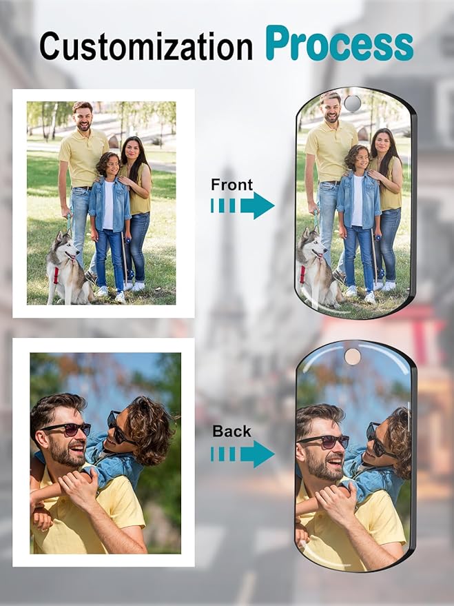 Custom Keychain with Picture - Image 3