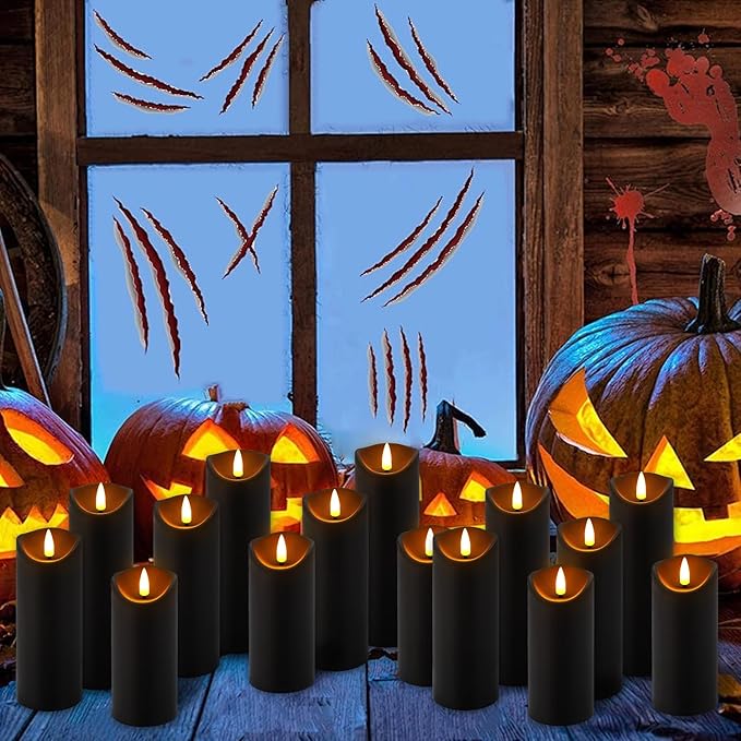 24-Pack Black Flameless LED Candles - Image 6