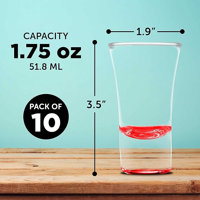 DISCOUNT PROMOS 2 oz. Lord Shooter Etched Shot Glasses, 10 pack, 21st Birthday - Image 5