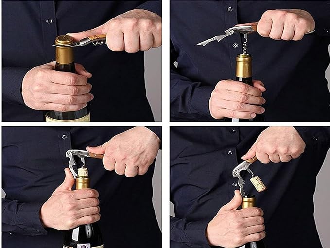 Professional Waiter Corkscrew Wine Key - Image 7