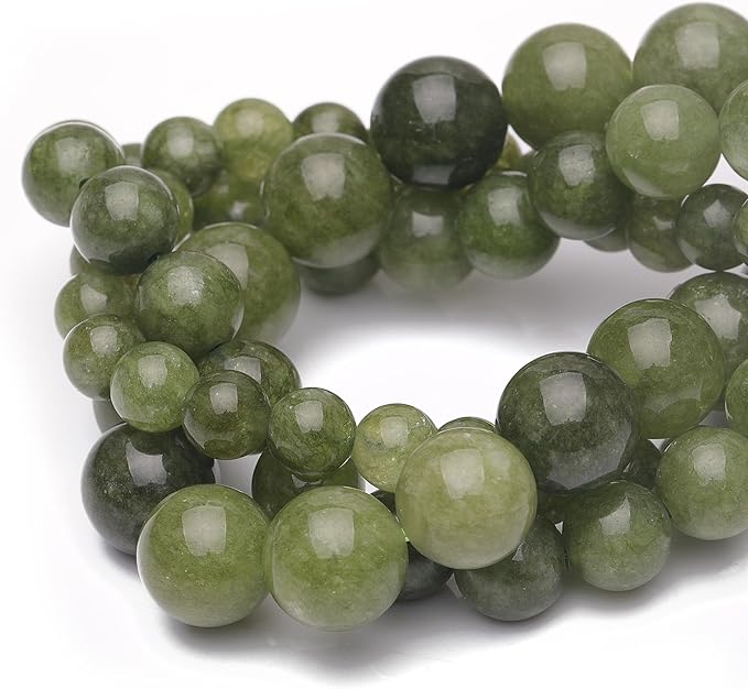 6mm Natural Stone Beads for Jewelry Making by ChicagerGemstoneBeads