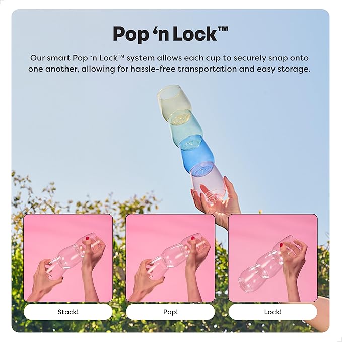 TOSSWARE POP Gold Rim 12oz Vino Jr Set of 12, Recyclable, Unbreakable & Crystal - Image 4