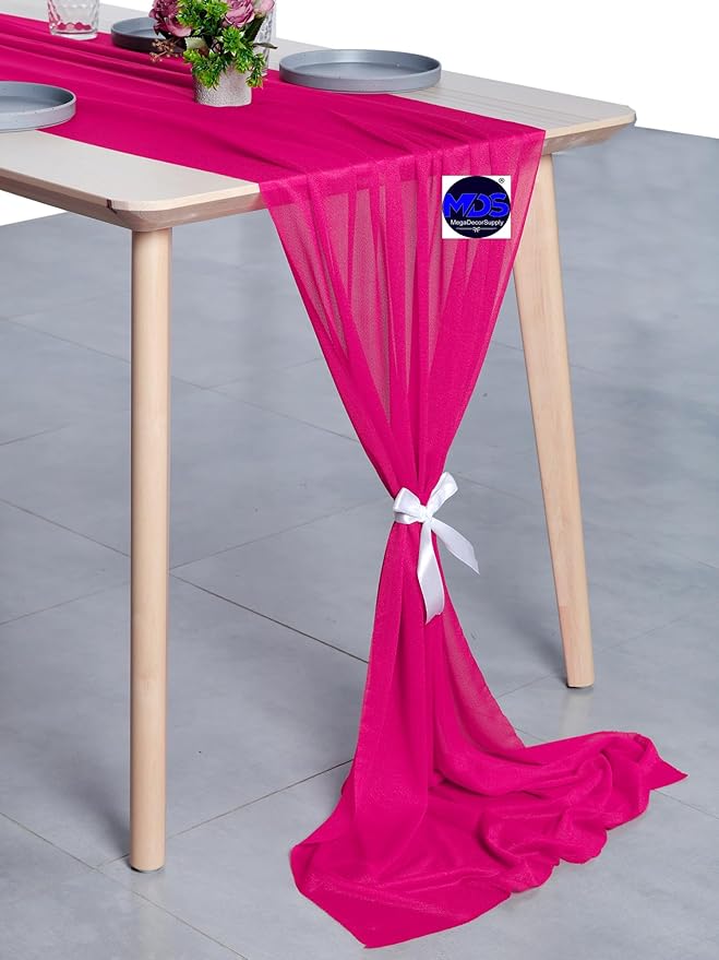 MDS Halloween Chiffon Table Runner - Image 5