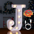 Foaky Rechargeable LED Letter Lights Sign Marquee Light Up Letters Sign by Foaky