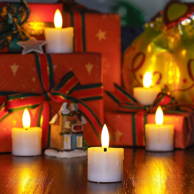 Rechargeable Flameless 1.6" x2.5" Tea Light Candles - Image 6