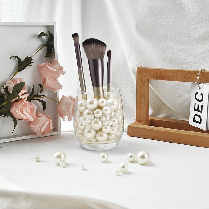 260Pcs Cream Glossy Beads - 6mm - Image 3