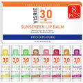 SPF 30 Lip Balm with Sunscreen, 8 Pack by VISRIE