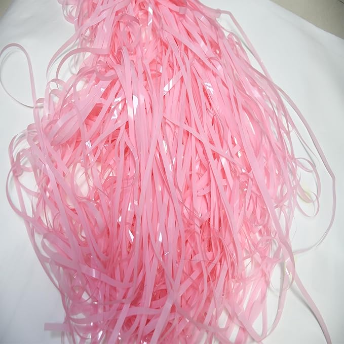 BRAVESHINE Pastel Pink Foil Fringe Curtains Tinsel Backdrop - Image 3