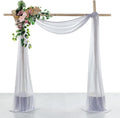 VDS Pack of 2 Panel Wedding Arch Draping Fabric Sheer Chiffon Fabric Drapery by VDS