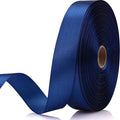 Deep Blue Ribbon 7/8 Inch 60 Yards Satin Craft Ribbon-Single Face Polyester by Unknown