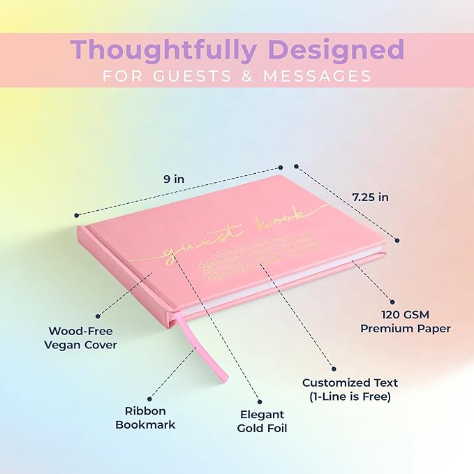 Promot Personalized Guestbook for Party - Image 5
