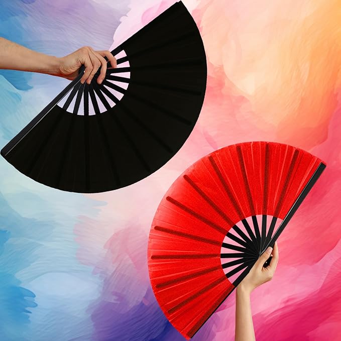 13inch Large Rave Fan Popping Clacking Fans - Image 4
