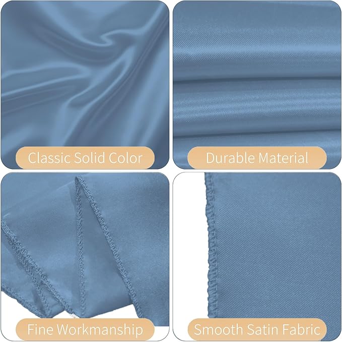 100 PCS Satin Chair Sashes Decorative Bow Chair Sashes Ties Back Ribbon Bows - Image 5