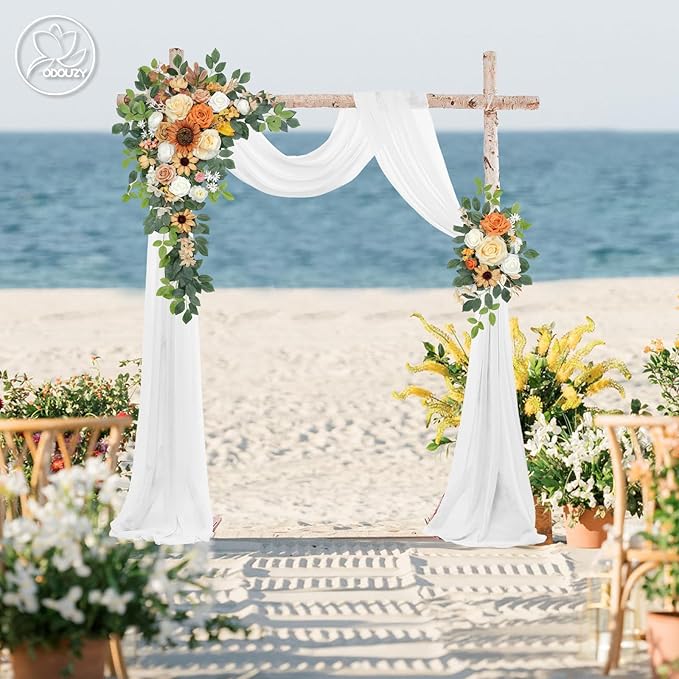 Wedding Arch Flowers Kit, Artificial Flower Arch Decor - Image 5