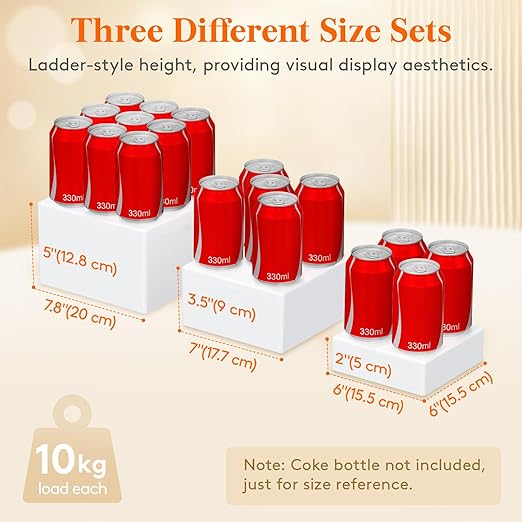 Lifewit Buffet Risers and Stands Up to 7.8", Food Risers - Image 2