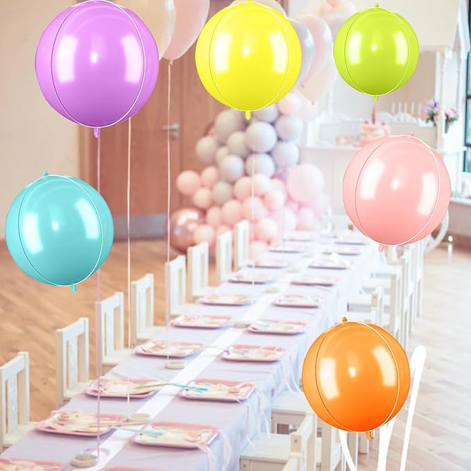 Giant 4D Foil Balloons, 22 Inch Big Round Foil Balloon - Image 5