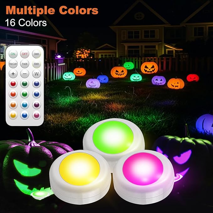 LED Color Changing Pumpkin Lights - Image 3