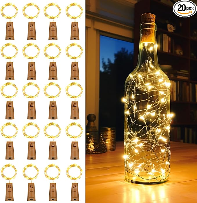20 Pack Wine Bottle Lights by LEDIKON