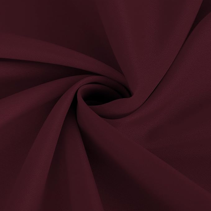 Fitable 6 Pack Burgundy Round Table Clothes - Image 9