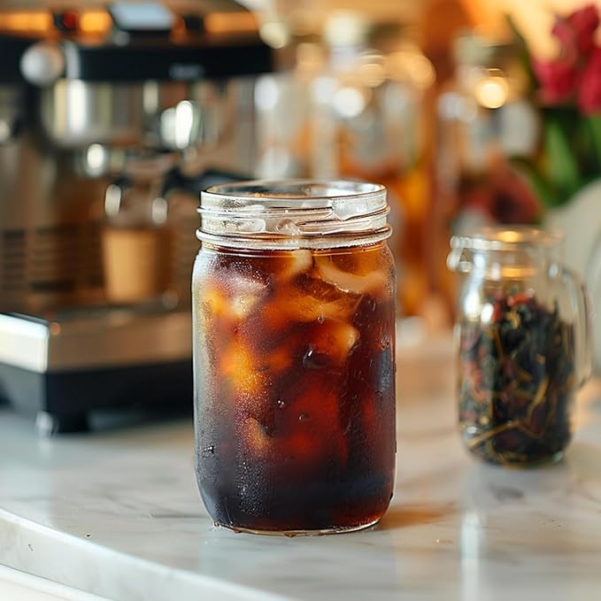 ComSaf Wide Mouth Mason Jars 32 oz - Image 5