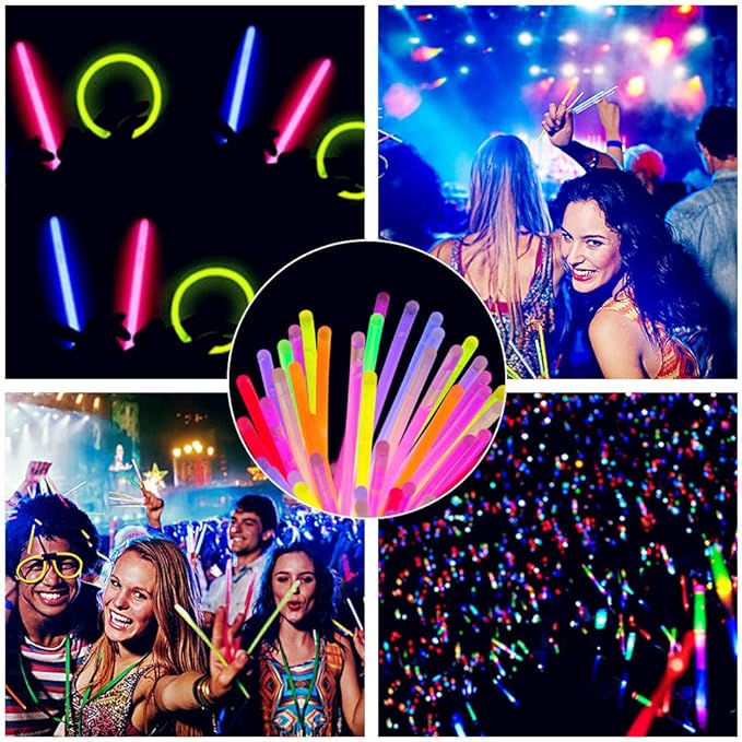 Glow Fever Glow Sticks Bulk 100ct Premium Glow In The Dark Light Up - Image 7