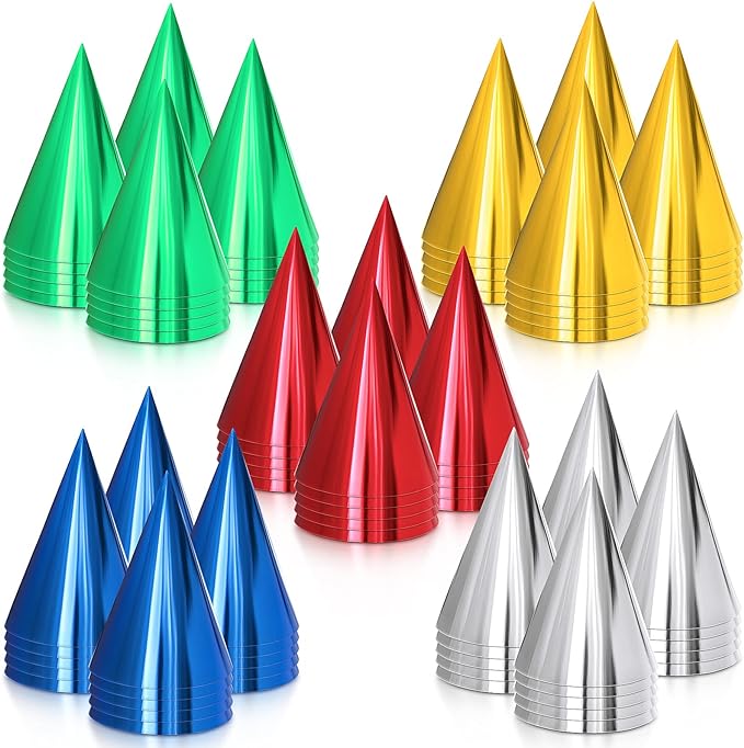 Sumind Colorful Birthday Party Hats Cone Hats by Sumind