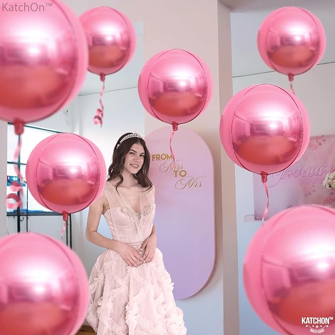 KatchOn, Light Pink Foil Balloons - Image 6