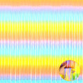 4 Pack Rainbow Foil Fringe Curtain Backdrop, 3.3Ft x 9.8Ft Colorful Metallic by Unknown
