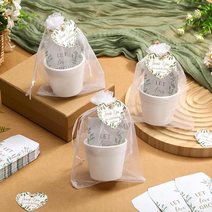 Ctosree 50 Sets Let Love Grow Wedding Favors - Image 2